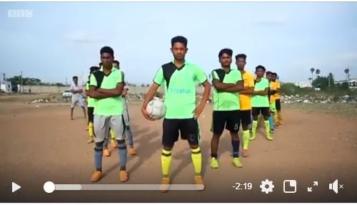 Rohingya Foot ball team in Hyderabad and BBC covered it!! - arvind dharmapuri