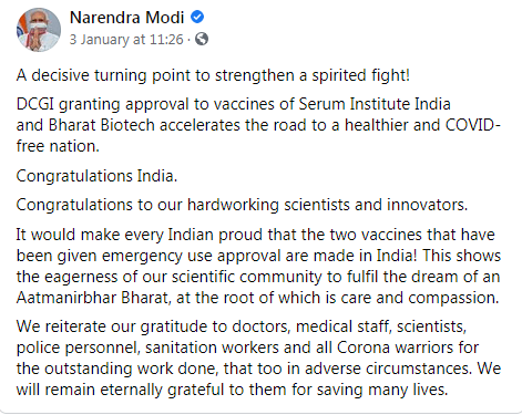 Congratulations To Our Hardworking Scientists And Innovators: Says PM Narendra Modi