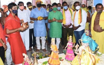 Participated In the ‘Kalyanam’ Of Lord Venkateshwara Swami At Kammarpally: Says Dharmapuri Arvind