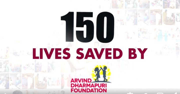 Arvind Dharmapuri Foundation Has Saved 150 Children So Far