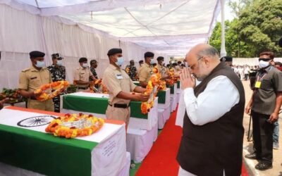 Union Home Minister Sri Amit Shah Paid Tribute To The Bravehearts Who Sacrificed Their Lives In The Naxals Attack.