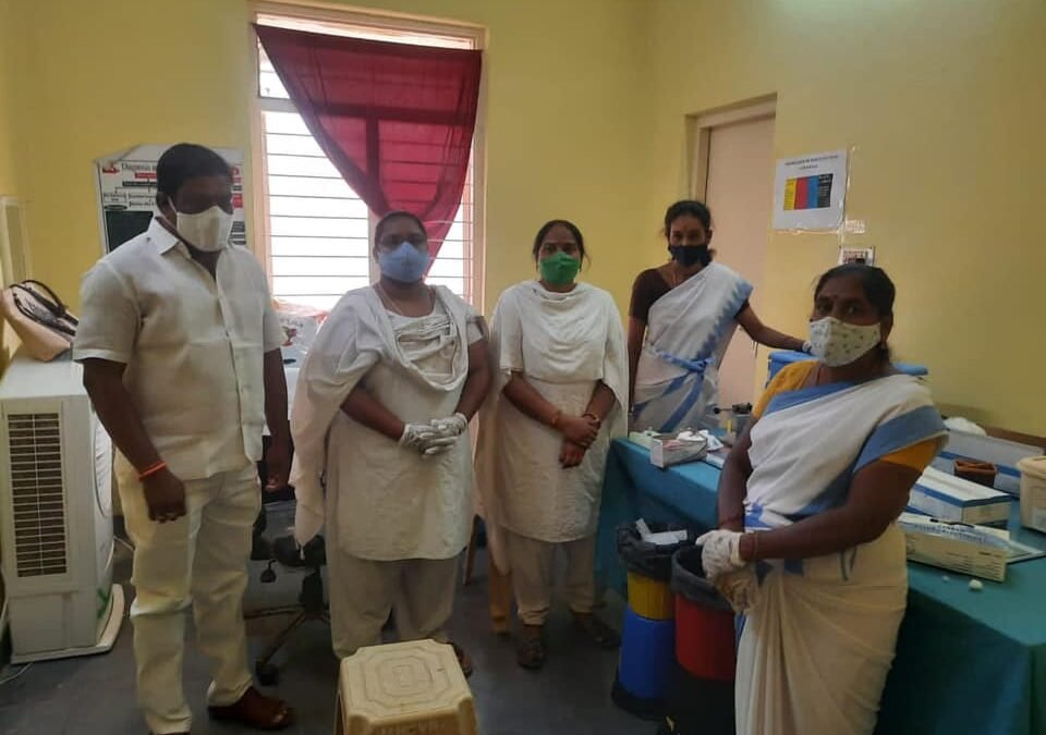 Vaccine Drive In Vinayak Nagar In Nizamabad and Nandipet Mandal PHC