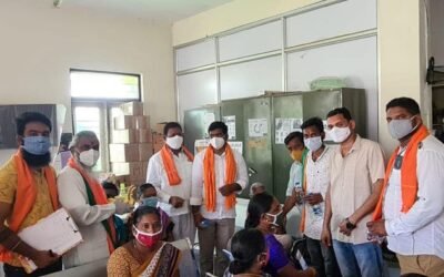 COVID Helpline Center Was Established At The Gandhinagar Vaccination Center