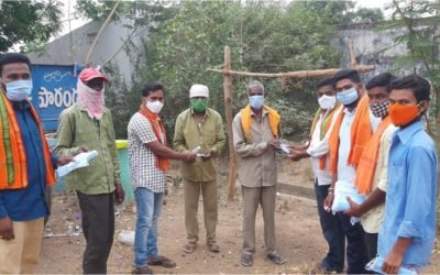 Seva Hi Sanghatan In Various Villages Of Jagtial Rural Mandal.