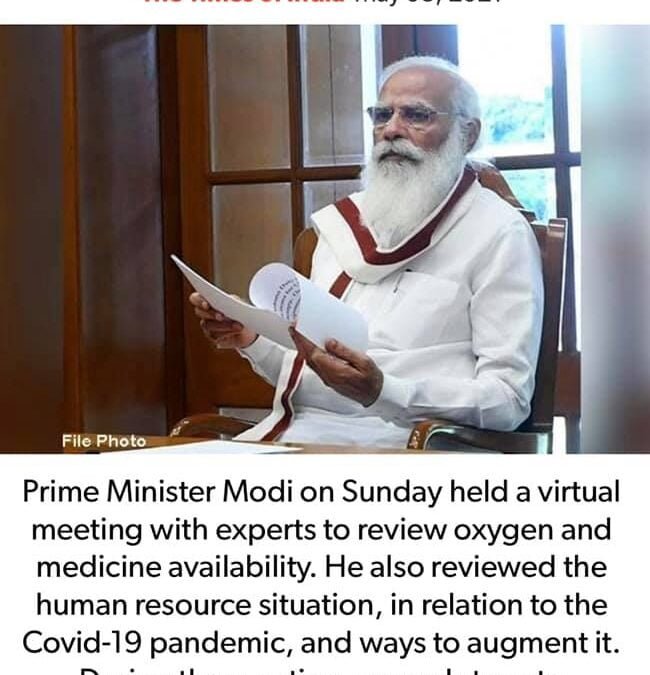 PM Modi Reviews Oxygen And Medicine Availability