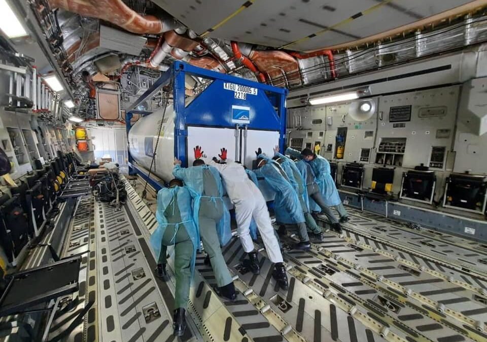 The Third Tranche Of Cryogenic Oxygen Containers Are Being Sent Today On The Indian Air Force.