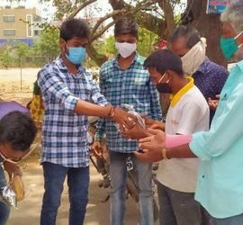 SevaHiSangathan in Jagtial by Jagtial BJP president Shri Morapelli