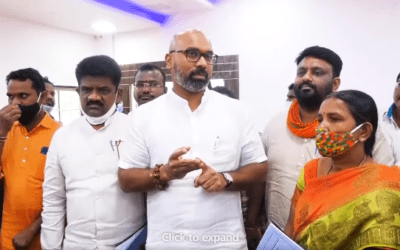 KCR కుండలు పెట్టి బిందెలు ఎత్తుకపోతుండు: Says Dharmapuri Arvind At Disha Meeting In Jagtial