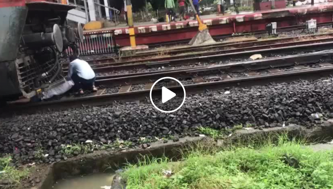 Loco Pilots Of Mumbai-Varanasi Train Saved The Life Of A Senior Citizen Who Was Crossing Tracks