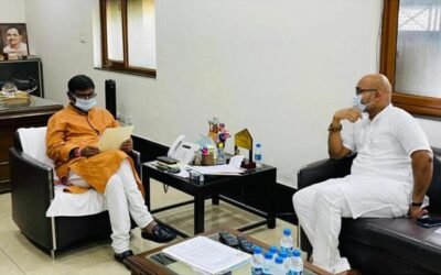 BJP MP Dharmapuri Arvind Meets Union Tribal Affairs Minister Sri Arjun Munda To Declare Nizamabad As ITDA Subdivision Area For The Development Of Tribals