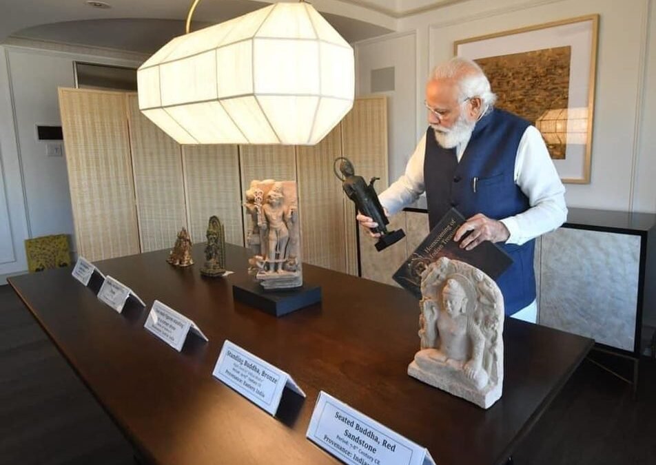 PM Modi To Bring Home 157 Artefacts & Antiquities From The US
