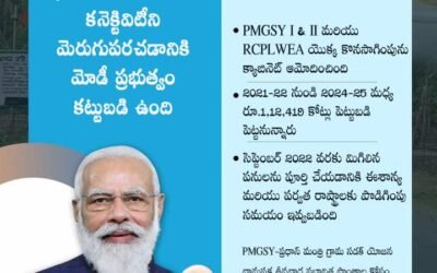 Cabinet Approves Continuation Of Pradhan Mantri Gram Sadak Yojana (PMGSY)-I & PMGSY-II and RCPLWEA