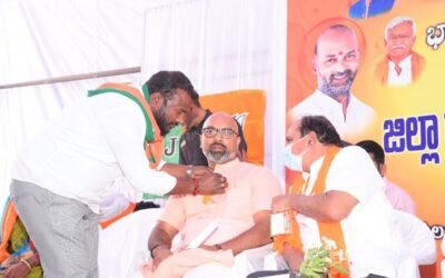 Participated In the Closing Ceremony Of Ongoing Training Classes By  BJP In Metpalli