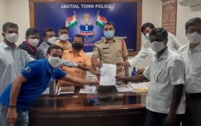 BJP Leaders & Karyakartas Files A Complaint Against Remarks Made By KCR And KTR Against BJP President Bandi Sanjay And Me