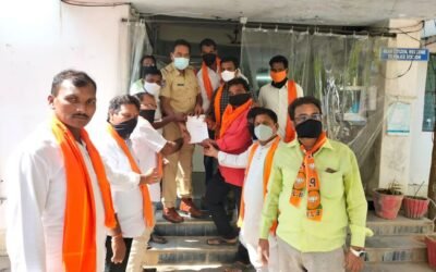 The Bharatiya Janata Party (BJP) Files Complaint At Various Police Stations In Nizamabad Against KCR and KTR Remarks On BJP
