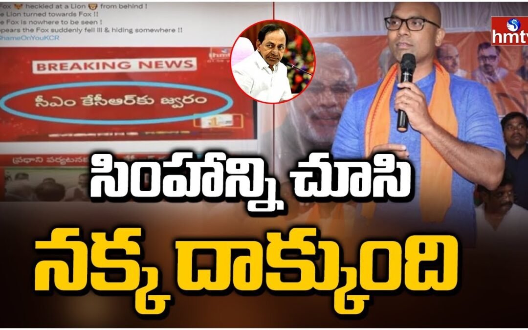 సింహాన్ని చూసి నక్క దాక్కుంది : అరవింద్ | MP Aravind Tweet on CM KCR | hmtv
