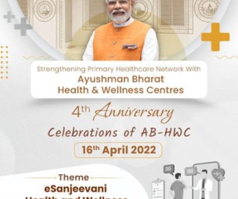 Ayushman Bharat Health & Wellness Centre Scheme Marks 4th year Anniversary