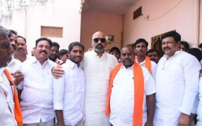 Visited BJP Karyakartas At Dharpalli Mandal Who Were Illegally Arrested On The Occasion Of Chatrapati Shivaji Maharaj Jayanti