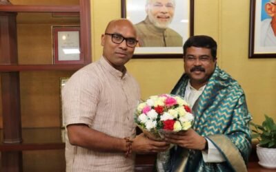Met Union Education Minister Sri Dharmendra Pradhan: Dharmapuri Arvind