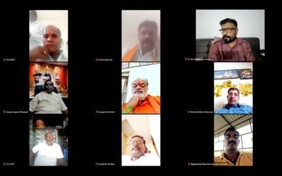 Virtual Meeting With BJP Mandal Presidents and Zonal in-charges