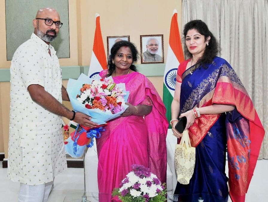 Met Hon’ble Governor of Telangana, Dr. Tamilisai Soundararajan On The Occasion Of Ugadi