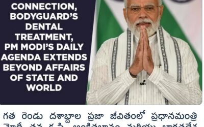PM Modi’s daily agenda extends beyond affairs of State and world