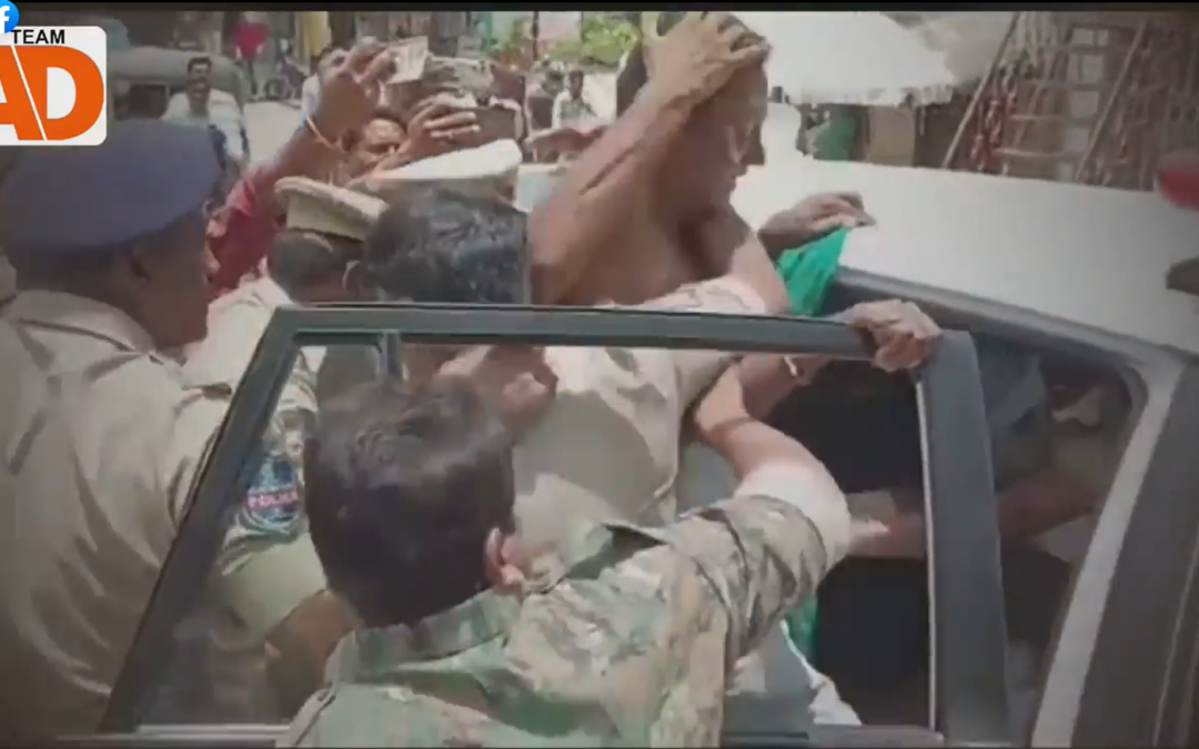Farmers being arrested in Fascist TRS regime…