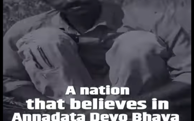 ‘అన్నదాత దేవో భవ’ అని నమ్మే దేశం !