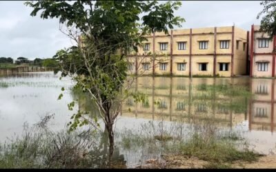 నందిపేట లో వర్షంతో నీటమునిగిన పాలిటెక్నిక్ కాలేజ్