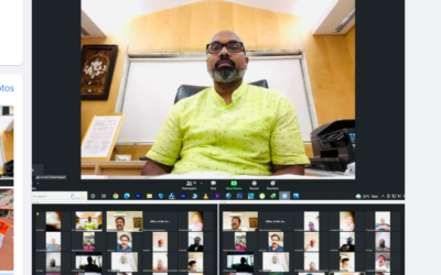 నియోజకవర్గ నాయకులు మరియు మండల అధ్యక్షులతో  జూమ్ సమావేశం