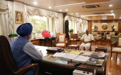 కేంద్ర పట్టణాభివృద్ధి శాఖ మంత్రి హర్దీప్ సింగ్ ను కలిసిన ఎంపీ అరవింద్