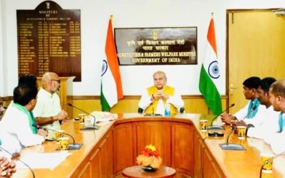 తోమర్ గారిని కలిసిన రైతులు