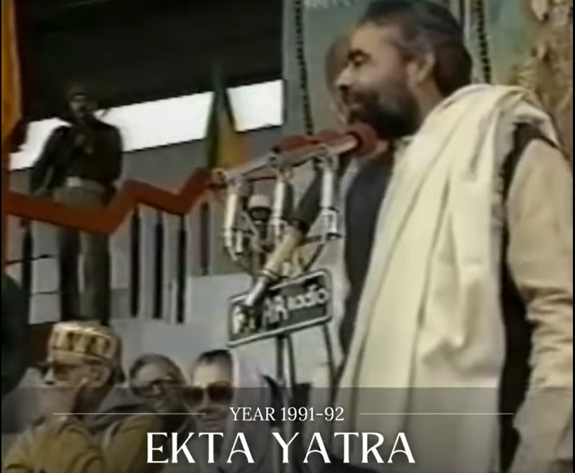 Narendra Modi institutionalized the concept of Yatras as a medium of mass empowerment