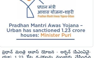 అర్బన్‌కు 1.23 కోట్ల ఇళ్లు మంజూరు