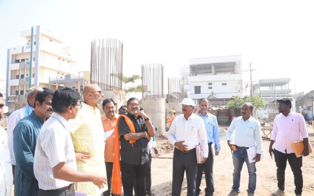 Reviewed the progress of three ROBs in Govindpet, Adivi Mamidipalli and Armoor