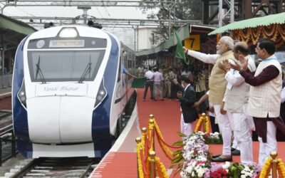 PM Shri Narendra Modi flags off Chennai-Mysuru fifth Vande Bharat Express