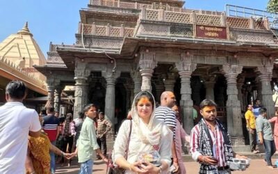Priyanka Dharmapuri paid obeisance to Mahakal Baba