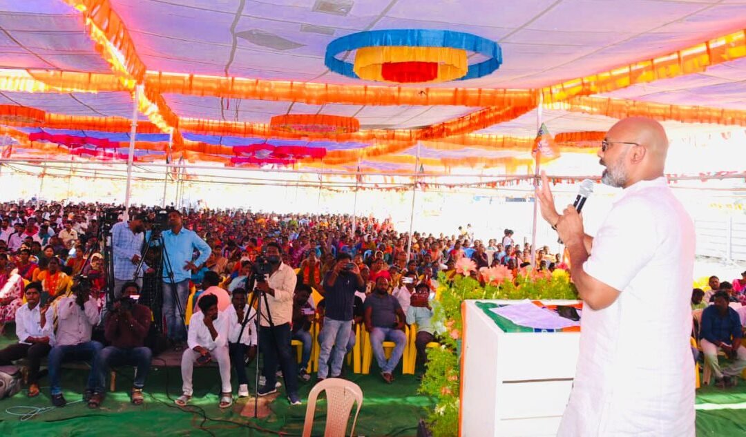 ఈ రోజు పాదయాత్ర ముగింపు సభలో ముఖ్య అతిధిగా పాల్గొనడం జరిగింది.