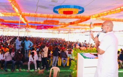 ఈ రోజు పాదయాత్ర ముగింపు సభలో ముఖ్య అతిధిగా పాల్గొనడం జరిగింది.