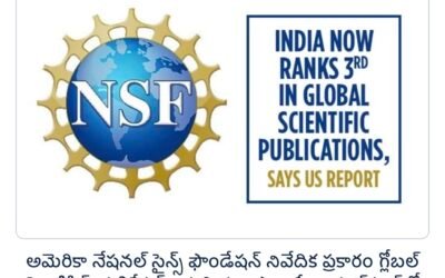 గ్లోబల్ సైంటిఫిక్ పబ్లికేషన్స్‌లో భారత్