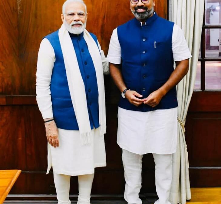 Privileged to meet Honourable PM Shri Narendra Modi ji