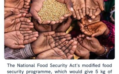 India begins giving 5kg/month food grains