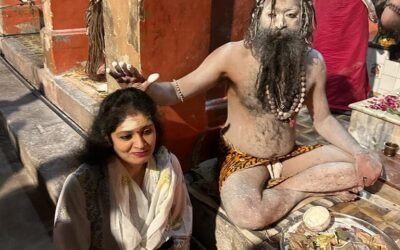 Priyanka in Sri Kashi Vishwanath Mahadev Seva..