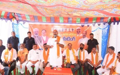 స్ట్రీట్ కార్నర్ సమావేశంలో ముఖ్యఅతిథిగా పాల్గొన్న ఎంపీ అరవింద్