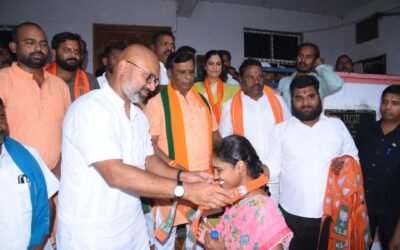 Helmed the joinings at Nizamabad