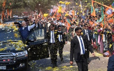 People from all walks of life came out to shower their blessings