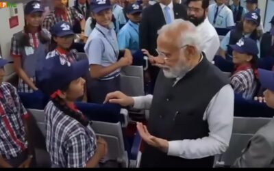 A light-hearted moment
