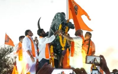 చత్రపతి శివాజీ మహారాజ్ విగ్రహావిష్కరణ కార్యక్రమం