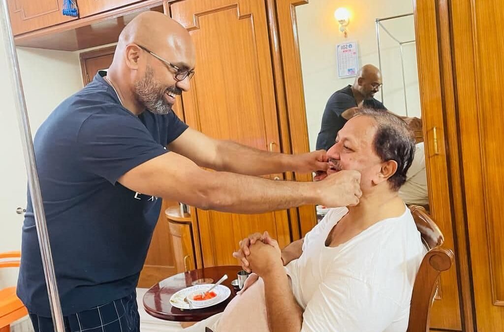 My father Sri D Srinivas has recovered from his illness