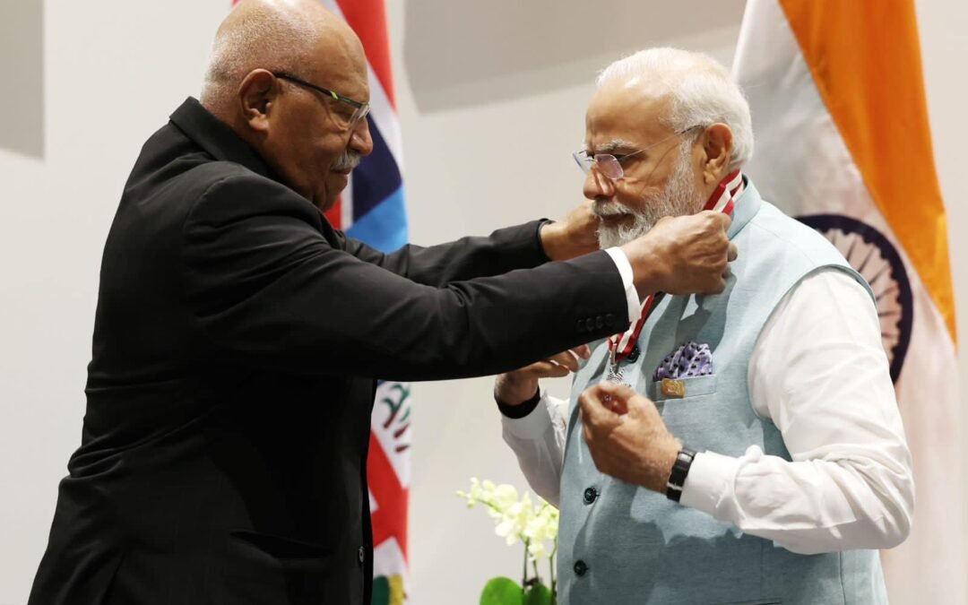 PM Modi Awarded With Fiji’s Highest Civilian Honour